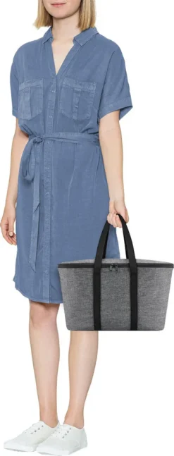 Reisenthel Coolerbag Twist Silver Kühltasche Faltbar 20 L - Twist Silver -Küchenzauber Günstiges Geschäft 8c0c33048b525442b36131924e87af49