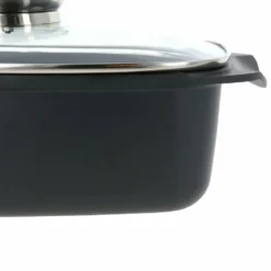 Aluguss Bräter 6 Liter Alugussbräter Schmorpfanne Kasserolle Inkl. Aromadeckel Induktion -Küchenzauber Günstiges Geschäft 90ff29e76141562f9f29c3e79ca286b6