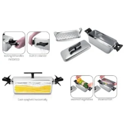 SPARGELTOPF Edelstahl Spaghettitopf Topf Mit Deckel Und Sieb SPARAGUS -Küchenzauber Günstiges Geschäft 945002cfb259ce3b5d4cc564bdc4fd7e