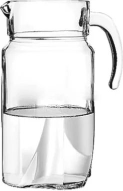 Pasabahce 43544 Glas Carafe Geschirrspüler Safe 1.7 Liter Dajar Krug Wasserspender, Klar