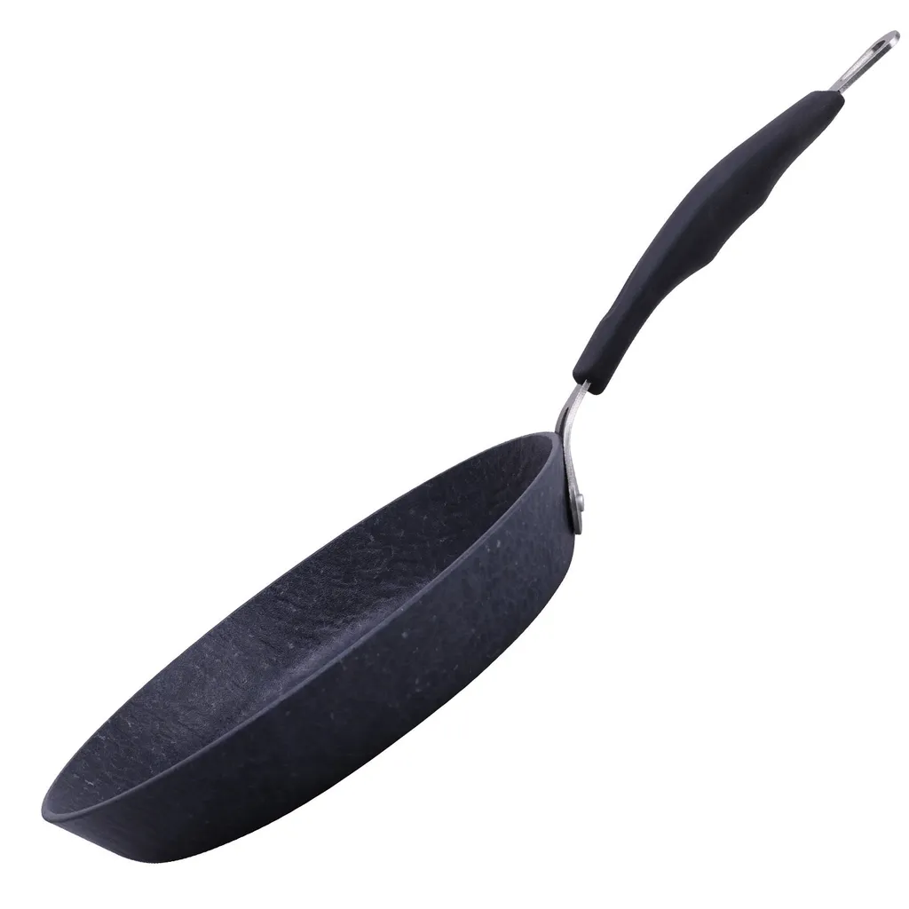 AMERCOOK Rockstone Bratpfanne 20 Cm - Universal-Pfanne Mit Aluminiumkern Bratpfanne - Für Alle Herdarten Zum Braten, Kochen Und Schmoren Induktionsgeeignet Bratpfanne Antihaft-beschichtet 2 AMERCOOK Rockstone Bratpfanne 20 Cm - Universal-Pfanne Mit Aluminiumkern Bratpfanne - Für Alle Herdarten Zum Braten, Kochen Und Schmoren Induktionsgeeignet Bratpfanne Antihaft-beschichtet – Bild 2