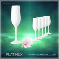 Weiße Sektgläser Set 6 Teilig Champagnergläser 160ml (max. 200ml) Aus Glas -Küchenzauber Günstiges Geschäft 9621b81fbcd8035a654c8171df570f1d