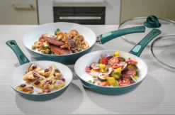 Genius Cerafit Fusion Bratpfannen-Set (7 Teile) Ø 20 Cm Ø 24 Cm Ø 28 Cm In Smaragdgrün Mit Antihaft-Beschichtung; A24055 6 Genius Cerafit Fusion Bratpfannen-Set (7 Teile) Ø 20 Cm Ø 24 Cm Ø 28 Cm In Smaragdgrün Mit Antihaft-Beschichtung; A24055 -Küchenzauber Günstiges Geschäft 96f4b1179de00ecd40f179651e8681ec