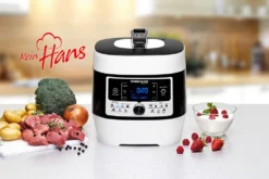 Elektrischer Dampfdruck- & Multikocher MD 1000 MeinHans, 14 Automatik-Kochprogramme, Temperaturbereich Von 40 °C-170 °C, Dampfdruck-Kochen, Backen, Braten, Slow-Cooking, Sous Vide Und Mehr -Küchenzauber Günstiges Geschäft 97f06a2afb7a51f49535bfef7834a157