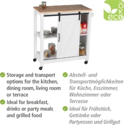 Wenko Küchenwagen Landhaus -Küchenzauber Günstiges Geschäft 98b3320b833e5221bf7605490be2cc42