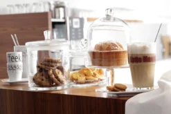 Leonardo Latte Macchiatto Becher 'Solo LM' Mit Löffel, 400ml, Ø 8,5 X 14,7cm (4er Set) -Küchenzauber Günstiges Geschäft 98f671ec6a44036cff916e04b96011b9