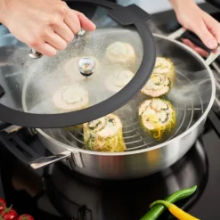 Rösle Schmorpfanne/Dampfgarer Mit Deckel Ø 28cm Silence Pro -Küchenzauber Günstiges Geschäft 9a664d6c3b93245ff39b0e67b5bbeb80