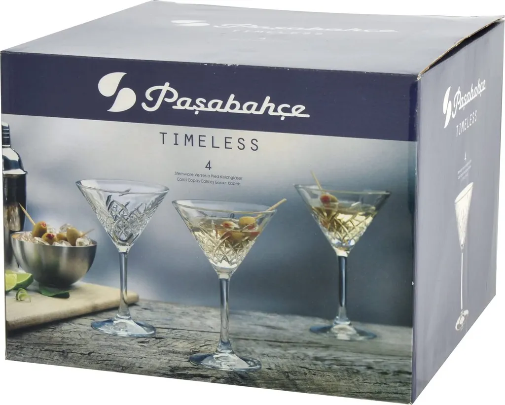 Pasabahce Martiniglas Timeless 23cl - 4 Stück 8 Pasabahce Martiniglas Timeless 23cl - 4 Stück – Bild 8