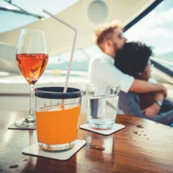 SILWY - 2 X Trinkbecher Mit Magnetboden - Hub Orange - Inkl. 2 Nano-Gel-Pads - 0,25l -Küchenzauber Günstiges Geschäft 9b5e028f4dccec2cb8f4e2bb2271562c