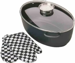 Karl Krüger 23042 Aluguss Gansbräter Leipzig 42 Cm, Schwarz -Küchenzauber Günstiges Geschäft 9beb467b263b7e297d463f5a205a882f