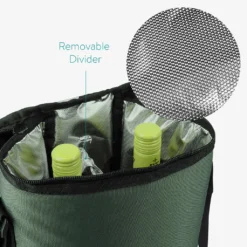 Navaris Kühltasche Für 2x Weinflasche - Kühler Tasche Für 2 Flaschen Wein Prosecco Oder 4 Bierdosen - Flaschentasche Mit Tragegurt In Grau -Küchenzauber Günstiges Geschäft 9c475759b59c38e7af242bca50061899