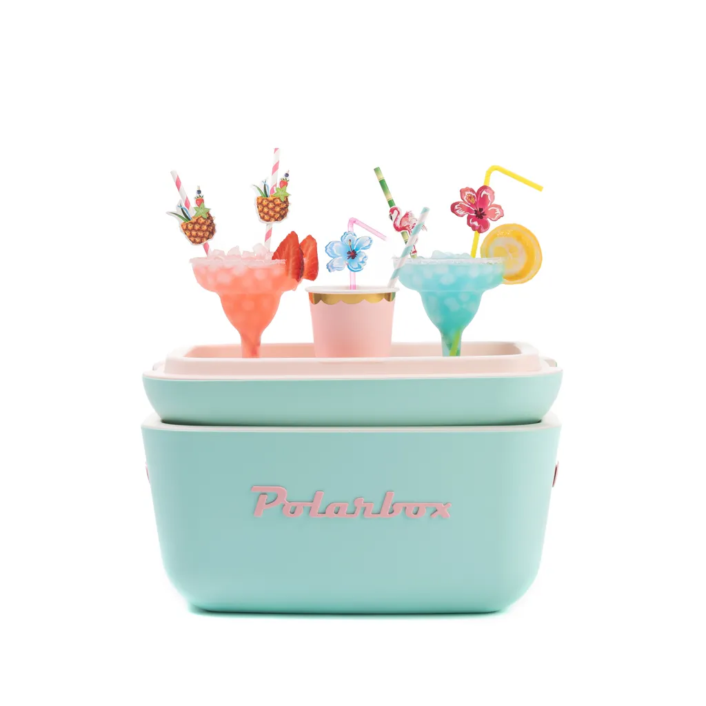 Kühlbox | Passive Kühlbox | Kühltaschen Polar In Retro Vintage Design Aus Kunststoff Mit Polystyrol (Airpop) Thermische Isolierung, 12L In Türkis 3 Kühlbox | Passive Kühlbox | Kühltaschen Polar In Retro Vintage Design Aus Kunststoff Mit Polystyrol (Airpop) Thermische Isolierung, 12L In Türkis – Bild 3