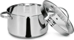 Krüger Kochtopf Aus Rostfreiem Edelstahl Fassung 3000ml 20cm -Küchenzauber Günstiges Geschäft 9c629690706c356d54d3a0a3cac97871