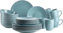 Mäser 931770 Kombiservice Elissa Für 6 Personen, Steinzeug, Türkis (1 Set, 24-teilig) 23 Mäser 931770 Kombiservice Elissa Für 6 Personen, Steinzeug, Türkis (1 Set, 24-teilig) -Küchenzauber Günstiges Geschäft 9e032539a6fad536425c02675b86178d