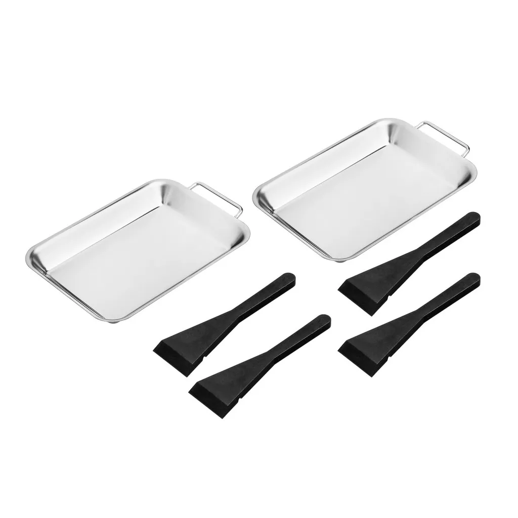 2er Set Edelstahl Grillpfanne Portionspfanne Grill Gemüse Grillgutpfanne 2 2er Set Edelstahl Grillpfanne Portionspfanne Grill Gemüse Grillgutpfanne – Bild 2