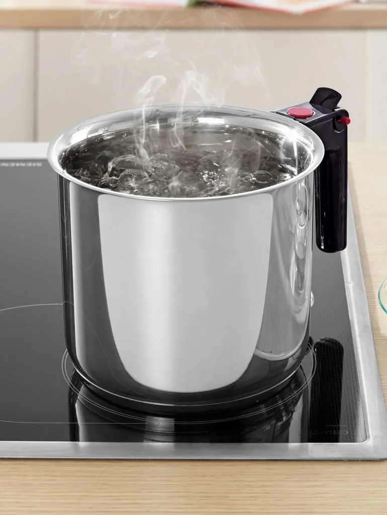 GSW Simmertopf 16cm, Edelstahl, Kunststoff, Simmertopf ø Ca. 16 X H 15,0cm / Einfülltrichter 4 GSW Simmertopf 16cm, Edelstahl, Kunststoff, Simmertopf ø Ca. 16 X H 15,0cm / Einfülltrichter – Bild 4