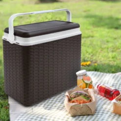 H-Line Kühlbox 24L Rattan Anthrazit 8951 -Küchenzauber Günstiges Geschäft a22422b7360ac03d161df79d867214fd