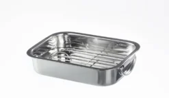 GSW Auflaufform Mit Grilleinsatz 40x28cm 7,2L Edelstahl Bratform - 809405