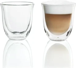 De'Longhi DeLonghi Cappuccino 2er Doppelwandiges Thermoglas 19 De'Longhi DeLonghi Cappuccino 2er Doppelwandiges Thermoglas -Küchenzauber Günstiges Geschäft a586d46320137455917bb7316d988c06