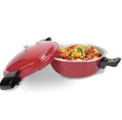 Express-Dampfkochtopf - Schonendes Und Schnelles Kochen - Schnellkochtopf Mit 2.2 Liter Fassungsvermögen - Alle Herdarten - Dampfkochtopf - Spülmaschinenfest - Farbe Rot 6 Express-Dampfkochtopf - Schonendes Und Schnelles Kochen - Schnellkochtopf Mit 2.2 Liter Fassungsvermögen - Alle Herdarten - Dampfkochtopf - Spülmaschinenfest - Farbe Rot -Küchenzauber Günstiges Geschäft a7eda218f9b8398a5a5ef24f8cf5c84b