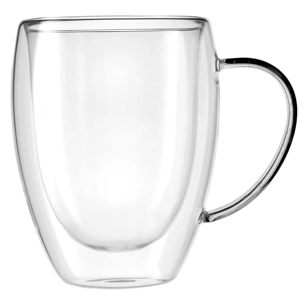 GRÄWE Doppelwandige Latte Macchiato-Thermogläser Mit Henkel, 350 Ml, 2er Set 2 GRÄWE Doppelwandige Latte Macchiato-Thermogläser Mit Henkel, 350 Ml, 2er Set – Bild 2