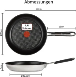 Tefal E76 Jamie Oliver Pfanne 28 Cm Induktion 3 TLG Set 4, NR 1, Bratpfanne Hoher Rand, Antihaft-beschichtet, Backofenofengeeignet, Spülmaschinenfest, Hohe GLEITFÄHIGKEIT,FÜR ALLE HERDARTEN 9 Tefal E76 Jamie Oliver Pfanne 28 Cm Induktion 3 TLG Set 4, NR 1, Bratpfanne Hoher Rand, Antihaft-beschichtet, Backofenofengeeignet, Spülmaschinenfest, Hohe GLEITFÄHIGKEIT,FÜR ALLE HERDARTEN -Küchenzauber Günstiges Geschäft a8c4a7e569e2de3af7569099343d6d42