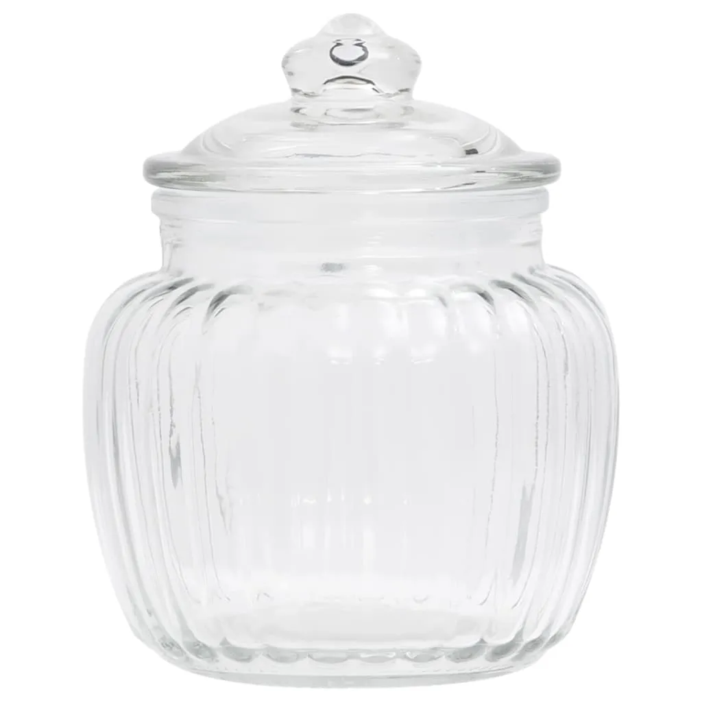 VidaXL Vorratsgl?ser 6 Stk. 500 Ml Glas 3 VidaXL Vorratsgl?ser 6 Stk. 500 Ml Glas – Bild 3