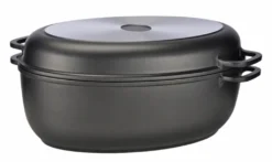 Universalbräter 7,5 L Alu-Gussbräter Multi-Grill-Bräter Deckel = Auflaufform -Küchenzauber Günstiges Geschäft a9cf14e0e03efbd854654600ddd64f89