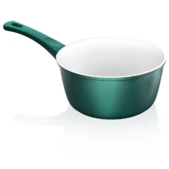 Genius Cerafit Fusion Stielkasserolle Ø 18 Cm In Smaragdgrün Kochtopf Mit Antihaft-Beschichtung; A24082