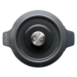 Woll IRON, Topf Mit Deckel, Ø 16 Cm, 8 Cm Hoch, 1.3 Liter, Inkl. Silikongriffe, Carbon Grey -Küchenzauber Günstiges Geschäft ab270576decd1a3b8b835793018025a4