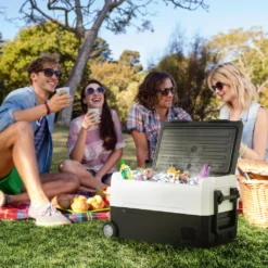 Merax Elektrisch Kühlbox Mit Kompressor 31.5L Schwarz, Mini Kühlschrank Tragbar Kühlleistung Bis -20° C, Gefrierbox 12/24 V Und 230 V Für Büro, Auto, Camping, Garten 35 Merax Elektrisch Kühlbox Mit Kompressor 31.5L Schwarz, Mini Kühlschrank Tragbar Kühlleistung Bis -20° C, Gefrierbox 12/24 V Und 230 V Für Büro, Auto, Camping, Garten -Küchenzauber Günstiges Geschäft ace5ed59d9b3939649ae29e38579189c