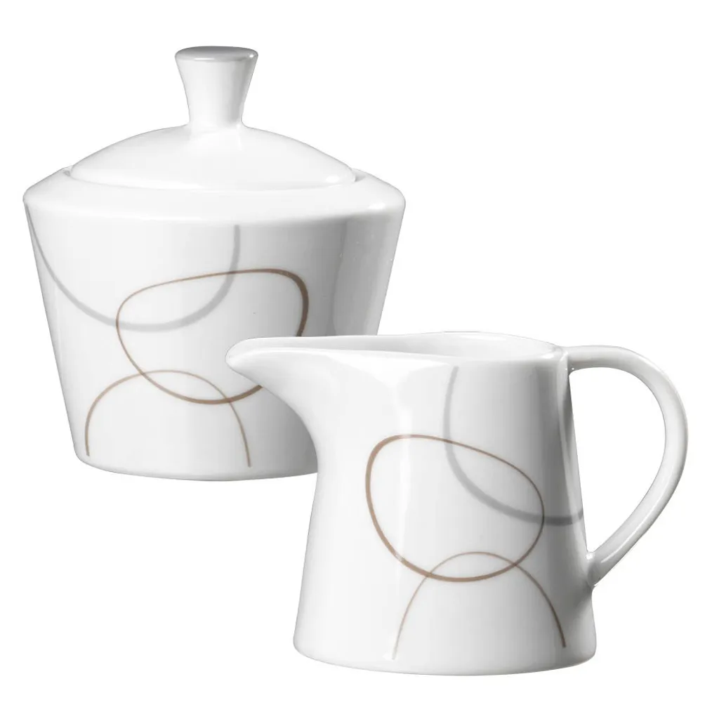 FliRt By R&B Milch- Und Zucker-Set Alina Weiß 1 FliRt By R&B Milch- Und Zucker-Set Alina Weiß