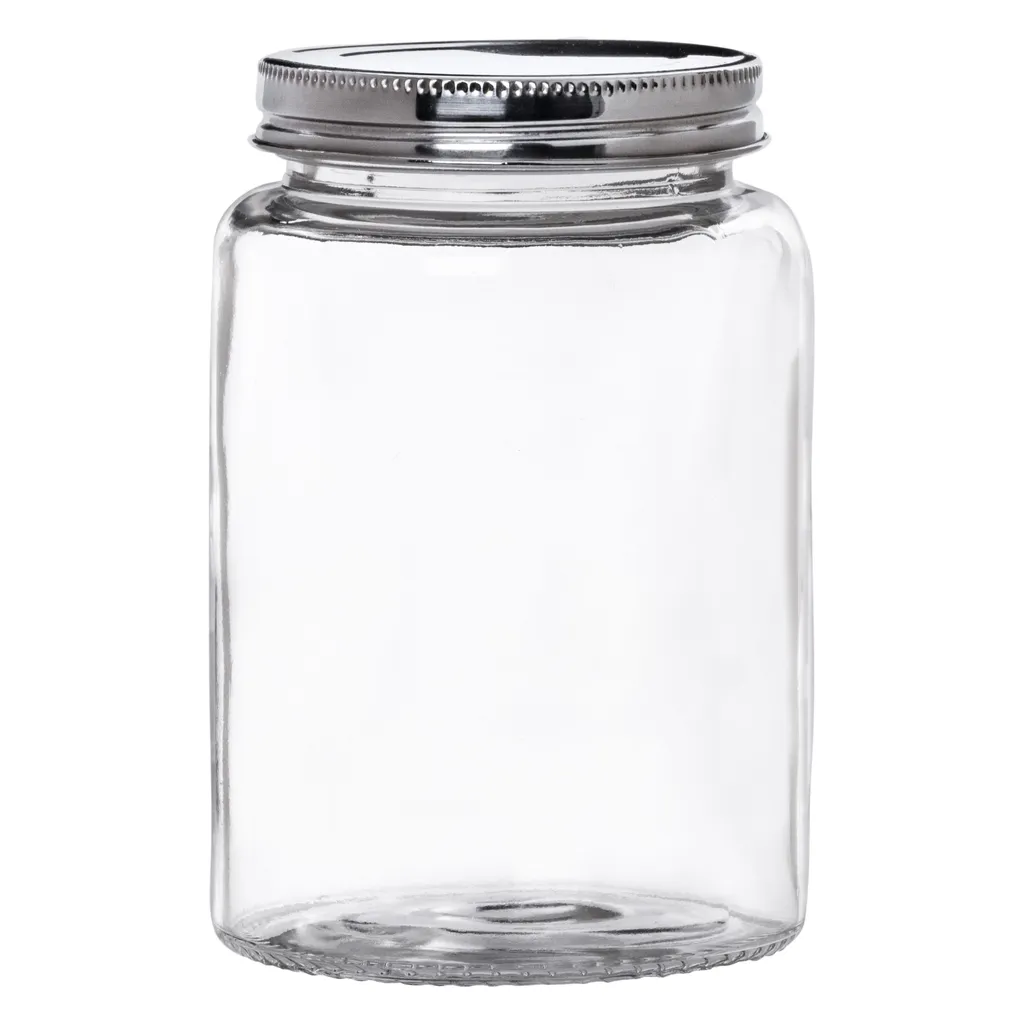 8-tlg. Vorrats-Gläserset Doria 520 Ml + 320 Ml Gewürzglas Mit Schraub-Deckel Silber Gläser 1 8-tlg. Vorrats-Gläserset Doria 520 Ml + 320 Ml Gewürzglas Mit Schraub-Deckel Silber Gläser