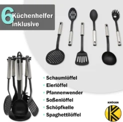 Karl Krüger 17/M Aluguss Koch-Topfset Topf 17tlg. Küchenhelfer Mint -Küchenzauber Günstiges Geschäft b0ae4c03428027054245da66b592a920