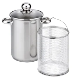 GSW Spargel- Und Spaghettitopf 16 Cm Mit Glasdeckel, 643160, Edelstahl Rostfrei, Ca. 4,2 L -Küchenzauber Günstiges Geschäft b2ebfc2eaeaabc6b1ea5e66e6d4b9dd5