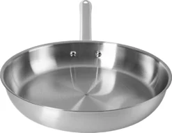 ONVAYA® Edelstahlpfannen-Set | Bratpfanne | Ohne Beschichtung | Induktion & Backofengeeignet | Profipfannen Komplettset | Ø 20/24/28/32cm -Küchenzauber Günstiges Geschäft b3df59bac34cc2d9a2383bd893dbf96d