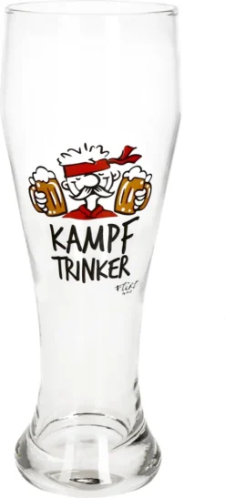 2x Weizenbiergläser Mutmacher Kampftrinker Weißbierglas 0,5L -Küchenzauber Günstiges Geschäft b5815ada5c777aaab1b47ccfd44bce8d