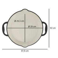 Mahlzeit Gusseisen Bratpfanne | Ø 29 Cm | Blue Berry | Zwei Griffe, Zwei Ausgießer, Emailliert 8 Mahlzeit Gusseisen Bratpfanne | Ø 29 Cm | Blue Berry | Zwei Griffe, Zwei Ausgießer, Emailliert -Küchenzauber Günstiges Geschäft b58a1c58fa0dda07fab03333152b2490