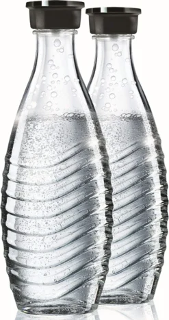 SodaStream Glaskaraffe Duo Pack Mit Schwarzem Deckel 2 Stück Je 600ml 5 SodaStream Glaskaraffe Duo Pack Mit Schwarzem Deckel 2 Stück Je 600ml -Küchenzauber Günstiges Geschäft b8d9a3734fa0454c3d7aeb3f88ce1329