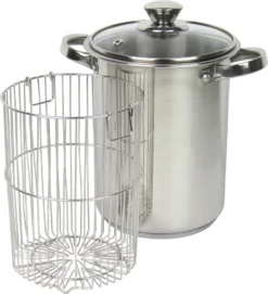 Edelstahl Spargeltopf Mit Siebeinsatz Und Glasdeckel Fassungsvermögen 3,9ltr. Für Alle Herdarten Und Induktion Inkl. Einem Gratis Spargelschäler -Küchenzauber Günstiges Geschäft ba7ee11427eb5fba30cd82e3ef31383c
