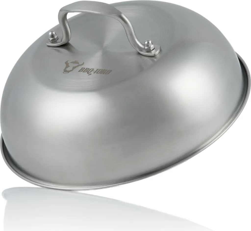 BBQ-Toro Edelstahl Wärmeglocke | Ø 23 Cm | Servierglocke, Glosche, Burgerglocke 1 BBQ-Toro Edelstahl Wärmeglocke | Ø 23 Cm | Servierglocke, Glosche, Burgerglocke