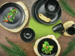 CreaTable 25833 Kombiservice Black Matt Für 4 Personen, Steinzeug, Schwarz (1 Set, 16-teilig) -Küchenzauber Günstiges Geschäft bb208ecb69582d205cc25259a9d7e918