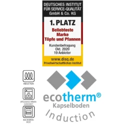 Schulte-Ufer Set 1071 Avanti Set, 9tlg. Edelstahl Topfset, Induktionstauglich, Inklusive 3 Glasdeckel & 2 Bratpfannen, Innenskalierung, Schüttrand -Küchenzauber Günstiges Geschäft bb3898ae73befcc816ffff14b1cec7fd