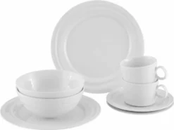 Alexander Herrmann Geschirr-Set 8-teilig, Rosenthal Porzellan, Weiß - 28495