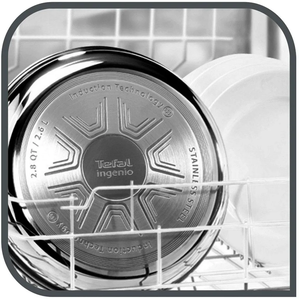 Tefal Pfannenset INGENIO 24/28cm L94092 + 2 X Jamie Oliver Glasdeckel 24/28cm + 2 Griffe + Ingenio Pfannenwender 8 Tefal Pfannenset INGENIO 24/28cm L94092 + 2 X Jamie Oliver Glasdeckel 24/28cm + 2 Griffe + Ingenio Pfannenwender – Bild 8