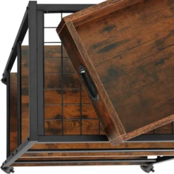 Tectake Servierwagen Worcester 65x41,5x87cm - Industrial Dunkelbraun -Küchenzauber Günstiges Geschäft be9619cbafcdcbf9cc5c8563c25e2628