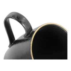 CreaTable 22699 Kombiservice Industrial Gold BLACK Für 4 Personen, Steinzeug, Schwarz (1 Set, 16-teilig) -Küchenzauber Günstiges Geschäft bf18df31e9ed0437f4b7b1767caa29d5