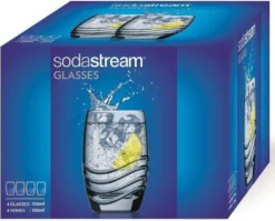 Sodastream Trinkglas 4er-Pack, Passend Zu Sodastream-Glaskaraffen 12 Sodastream Trinkglas 4er-Pack, Passend Zu Sodastream-Glaskaraffen -Küchenzauber Günstiges Geschäft c0cf39538302c7bff03b4a9d84ec3cb8