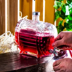 GETRÄNKESPENDER Mit Zapfhahn Für Likör Wein Fass Wasserspender Saftspender 1,5 L -Küchenzauber Günstiges Geschäft c1e4dee92a7459f6d9107c133d017463