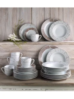 WELLCO Kaffeeset Grenoble Porzellan 18teilig -Küchenzauber Günstiges Geschäft c23f8d8ffe2ebe9b0a6f52c995202ef9